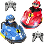 RC Bumper Cars for Kids, 2-Pack Remote Control Stunt Race Cars