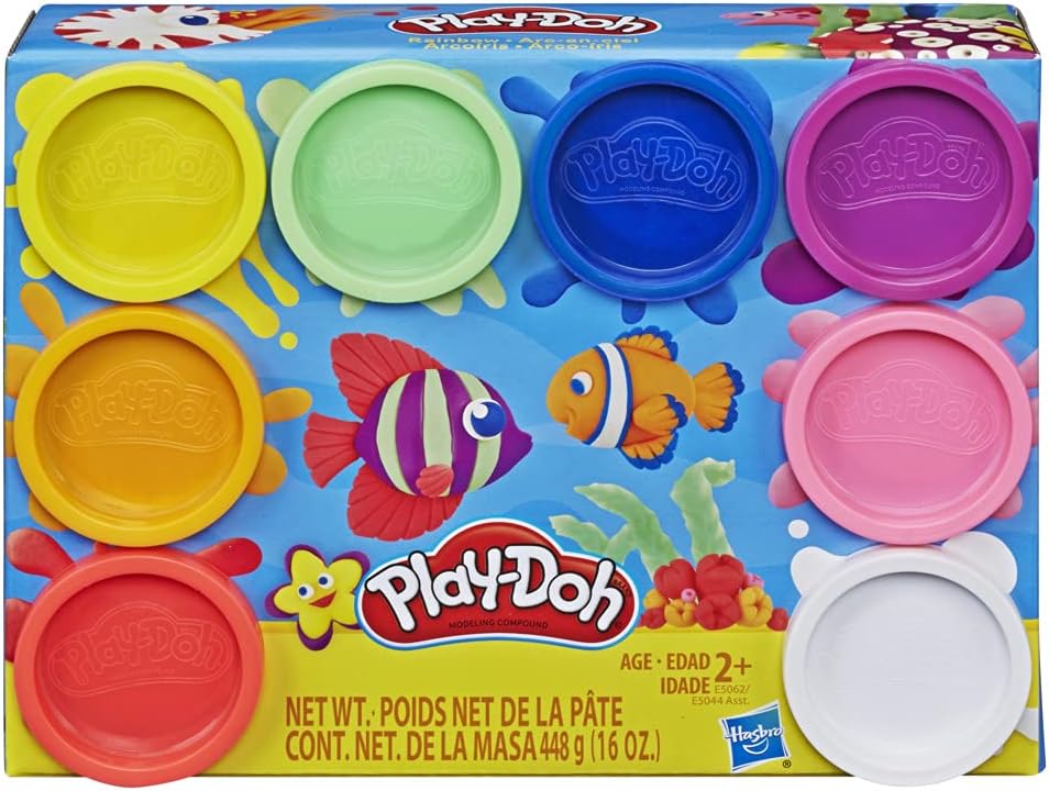 Play-Doh, Modeling Compound Starter Kit, 8 pack Rainbow Color Main image