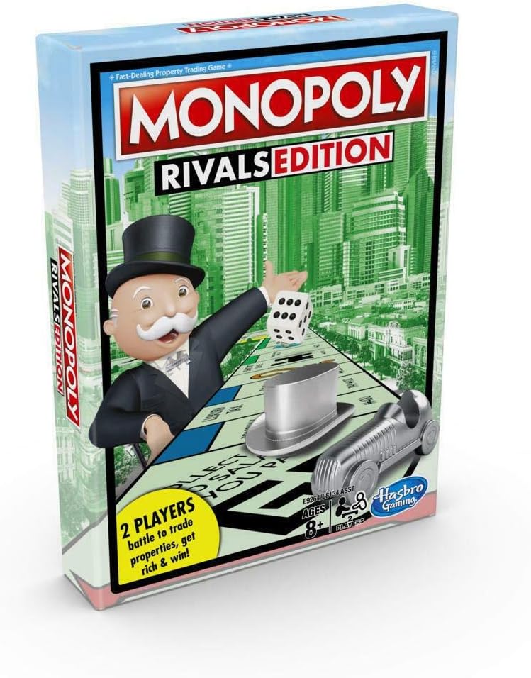 Hasbro Monopoly Rivals Edition 2 Player Game Main image