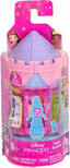 Mattel Disney Princess or Villains Tower Surprise small doll toy with colorful packaging and character details.