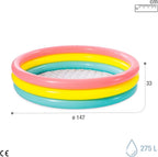 Intex Sunset Glow Pool, Ages 2+ Multicolor, 147 x 33 cm