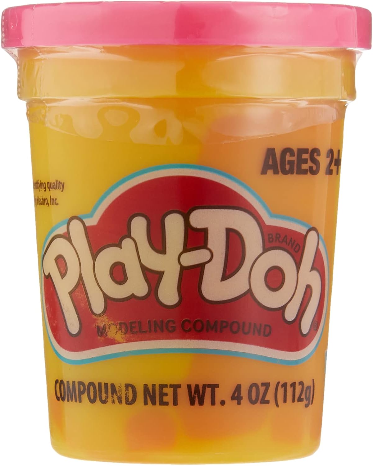 Play-Doh Single Can Dough, Neon Pink 113g Main image