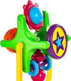 Tanny Kids Tanny Kids Busy Wheeler toy with colorful wheels and handle for toddler play and learning activities.