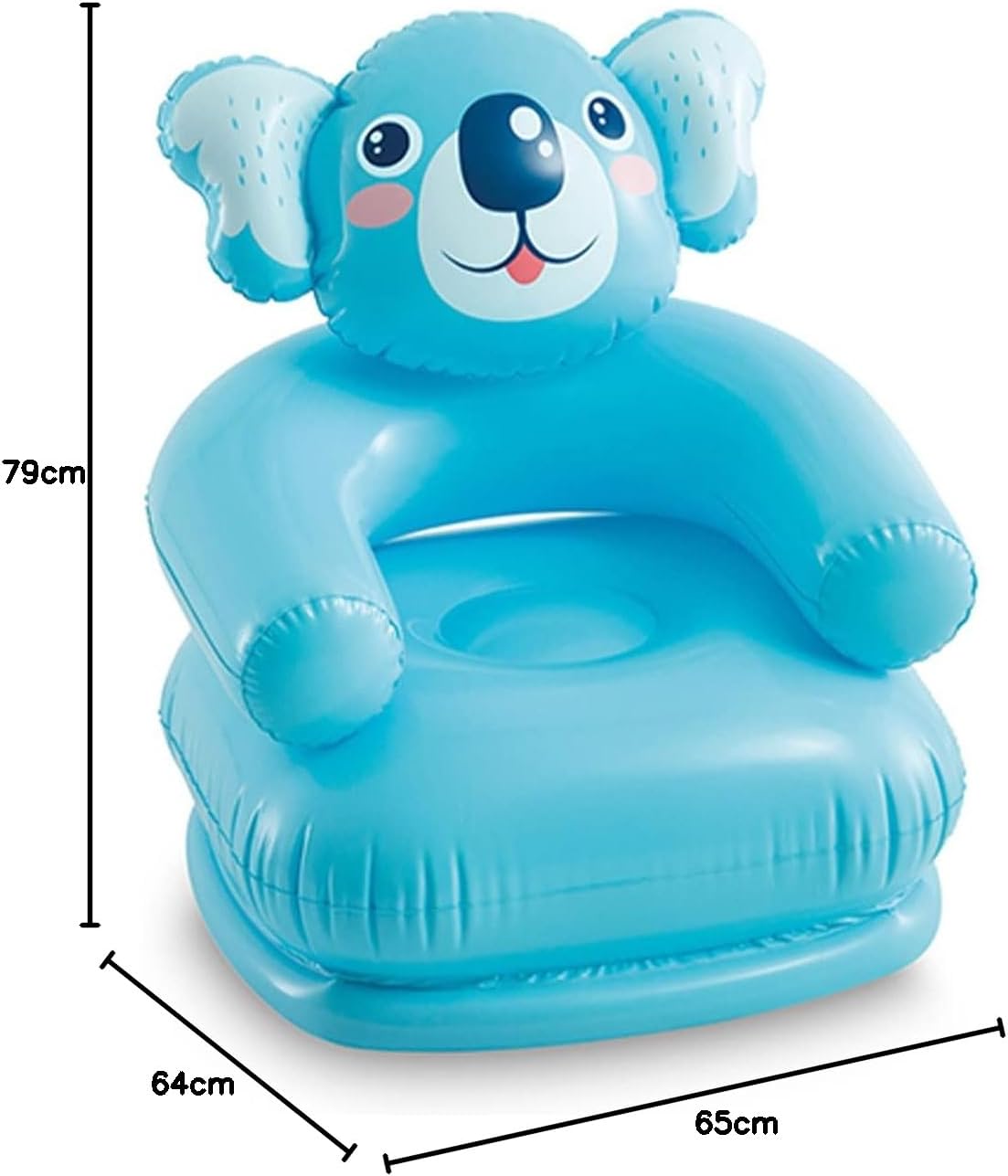 Intex Inflatable Happy Animal Chair, Assorted Color