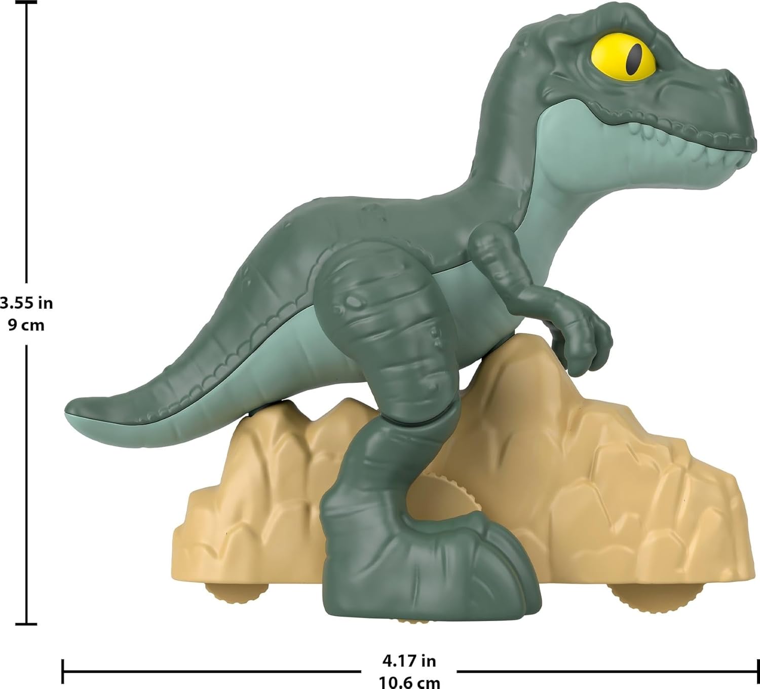 Jurassic World Tyrannosaurus Rex toy figure with realistic details and lifelike features, perfect for collectors and fans.