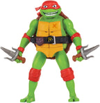 Playmates Mutant Mayhem 5.5-inch Raphael Ninja Shouts figure with detailed costume and accessories, poseable action figure for kids.