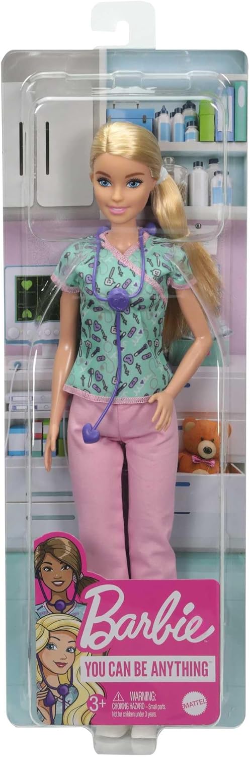Barbie Nurse Blonde Doll Secondary image