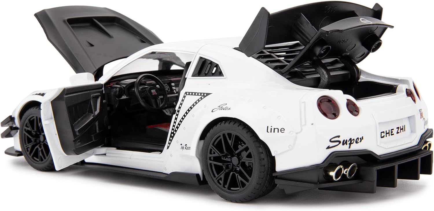 1/24 Scale Compatible for Nissan GTR Model Car Toy