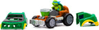 Teenage Mutant Ninja Shell Smasher Karts assortment featuring Leonardo figure and kart from Funrise, with colorful ninja-themed design.