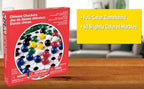 Pressman Chinese Checkers game with colorful marbles arranged on a star-shaped game board for strategic play.