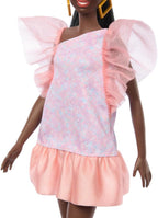 Barbie Fashionistas Doll with Tall Body & Black Hair in Low Ponytail