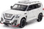 Playzokids Nissan Patrol SUV 1:24 diecast alloy car model with sound and lights, detailed toy for boys and collectors