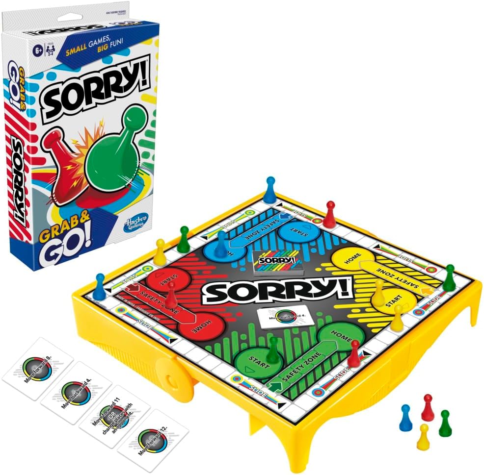 Sorry! Grab and Go Travel-Sized Board Game