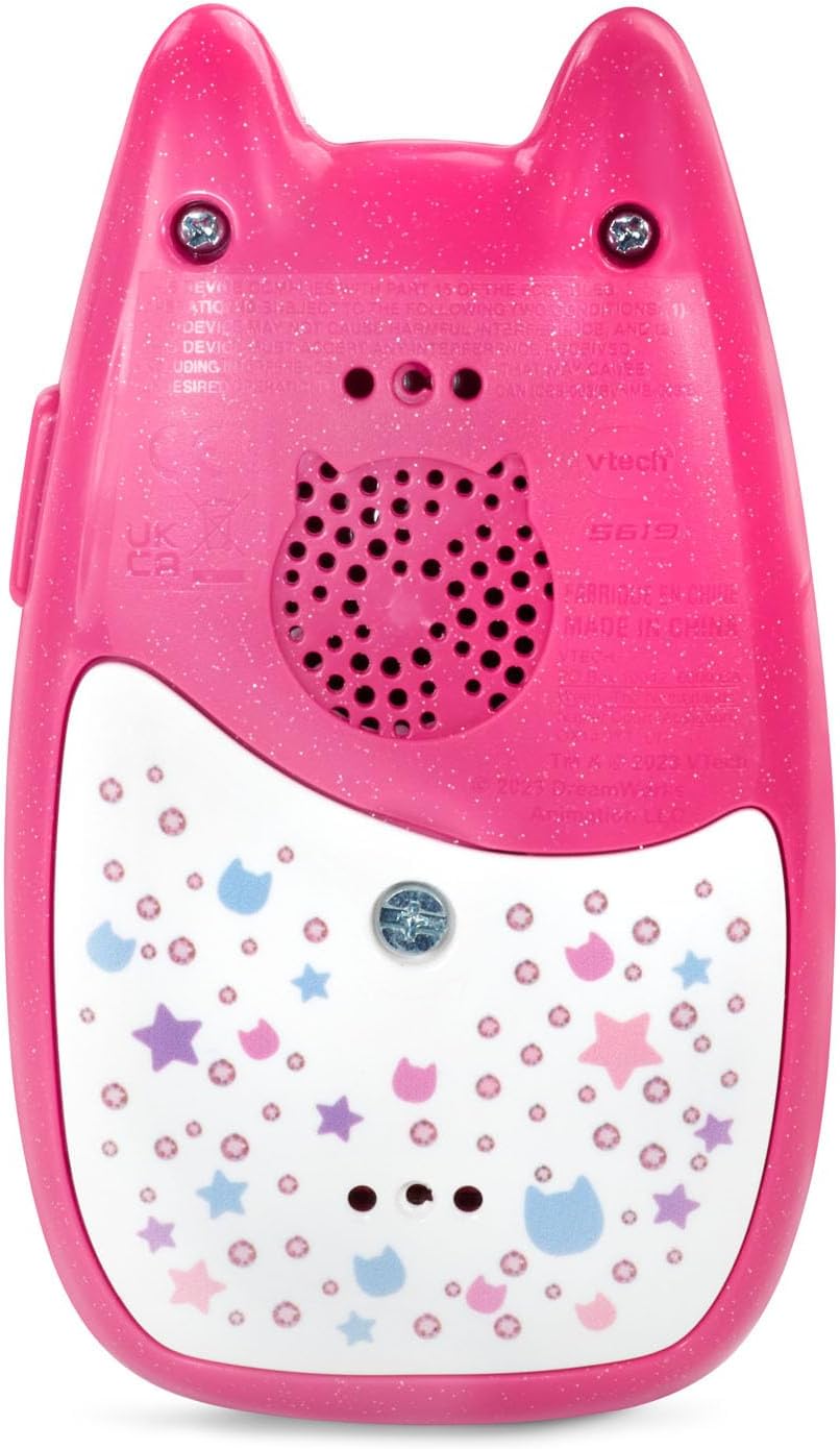VTech Gabby's Dollhouse A-Meow-Zing Phone toy with colorful buttons and cartoon character design, suitable for young children.