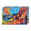 Carrera HOT WHEELS slot car racing set, 4.9 meters long, featuring colorful cars and track pieces for kids' toy racing fun.