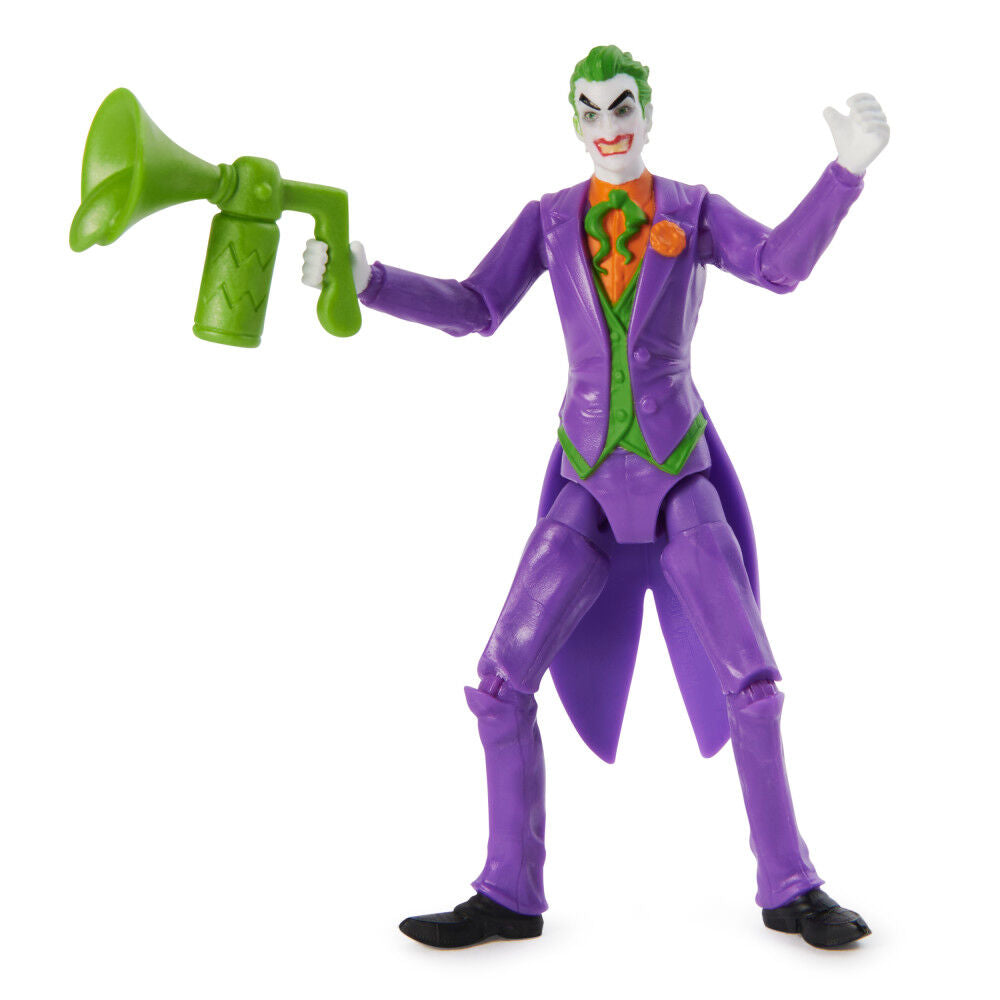 Spin Master Jocker 4-inch action figure with detailed costume and pose, showcasing the collectible superhero toy.