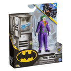 Spin Master Jocker 4-inch action figure with detailed costume and accessories, posed against a neutral background.