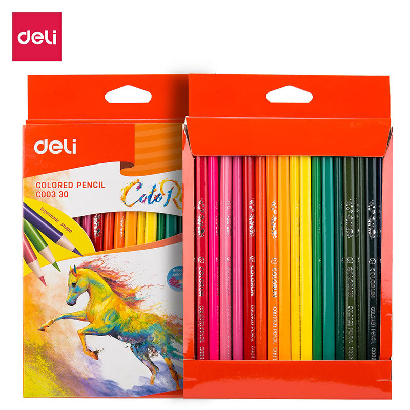 Set of 36 colorful pencils from Playzokids, featuring vibrant shades perfect for drawing and coloring projects.