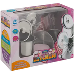 Metal Kitchen Play Set 8 Piece