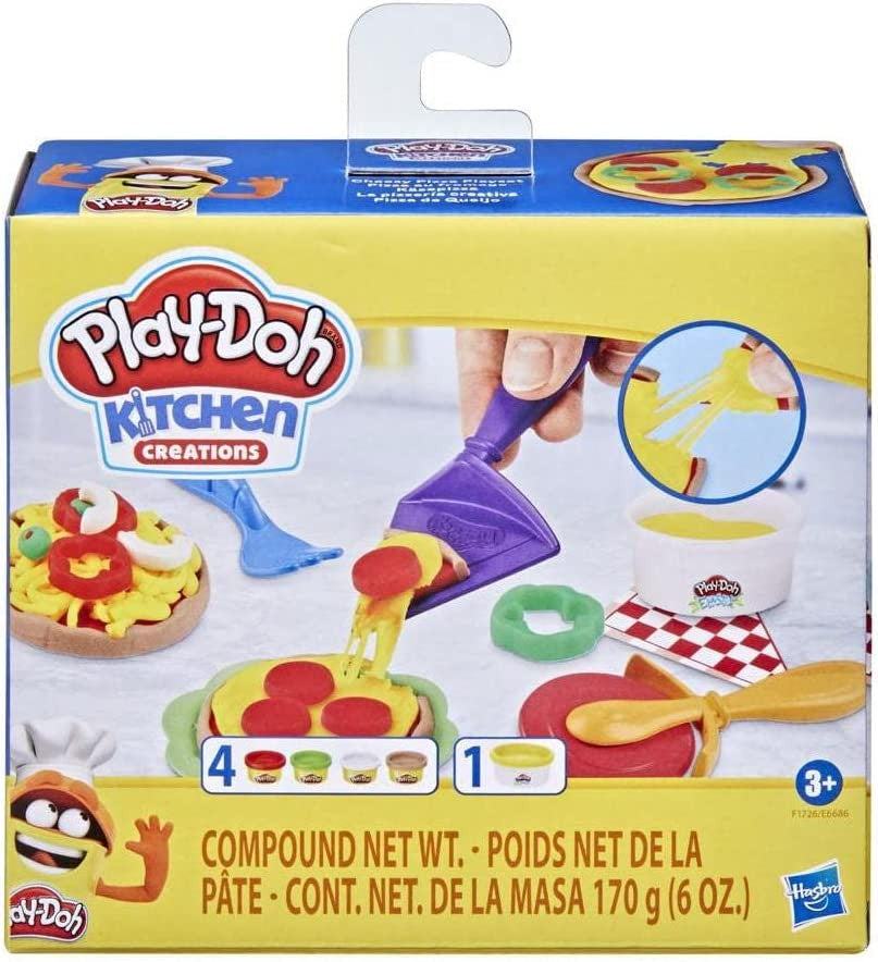 Play-Doh Kitchen Creations Cheesy Pizza Playset for Kids Main image
