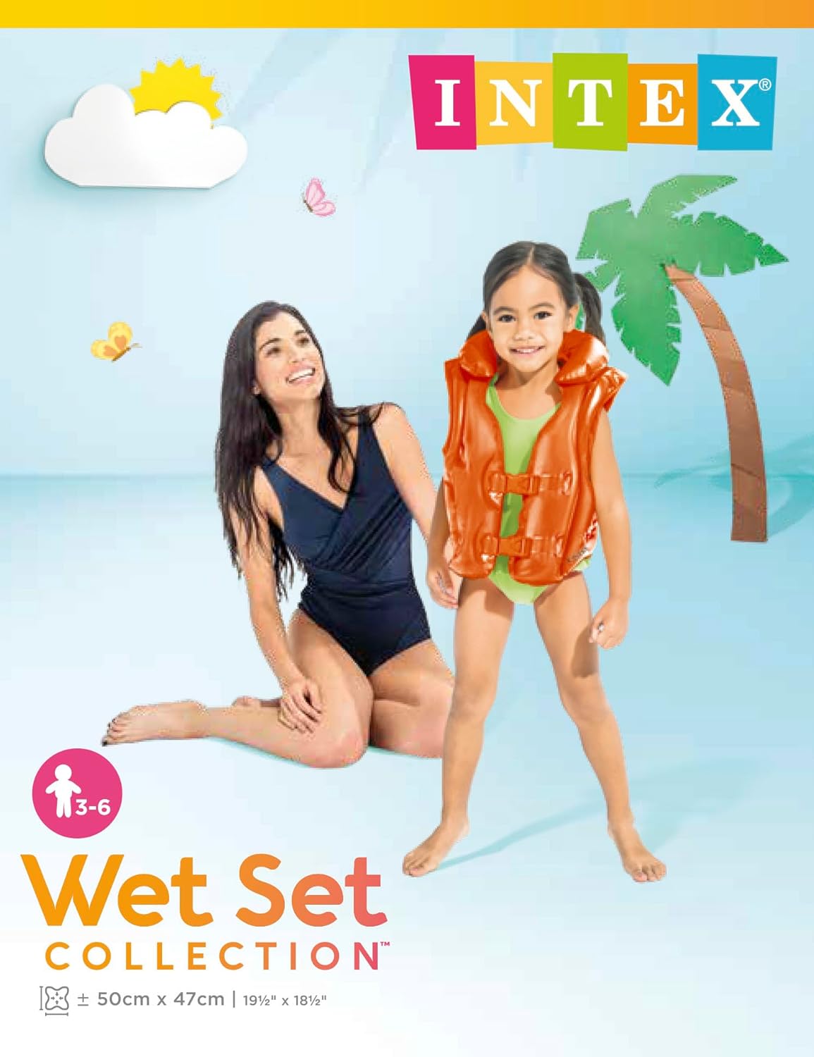 Intex Kids Inflatable Swim Vest Jacket
