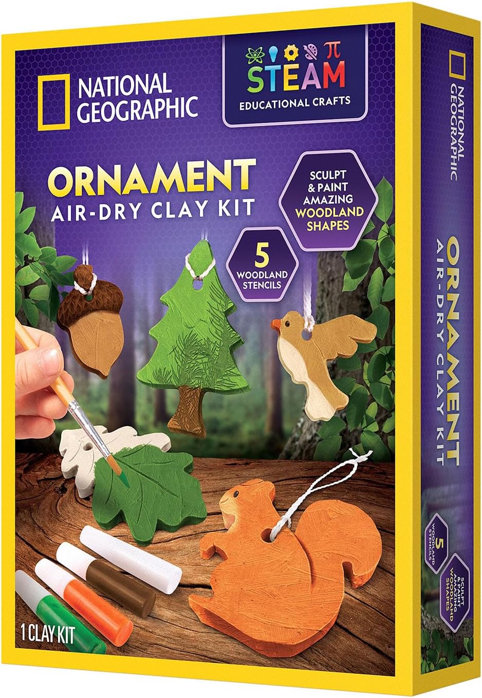NATIONAL GEOGRAPHIC Air-dry Clay Pottery Craft Kit Secondary image
