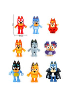 Bluey Character Set – 9 Pieces
