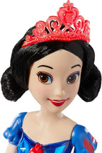 Mattel Disney Frozen Snow White 4-inch mini doll with detailed costume and accessories, perfect for collectors and fans.
