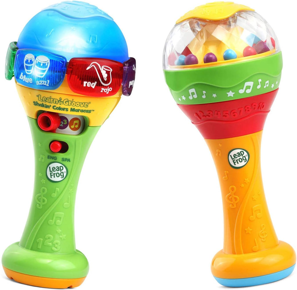 Vtech Leapfrog Learn & Groove Shakin' Colors toy with colorful buttons and musical features for young children.