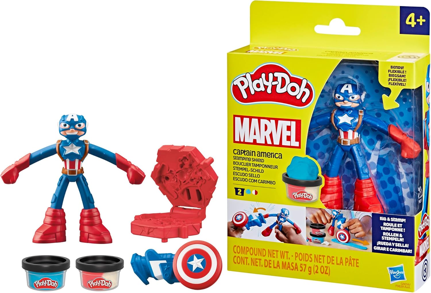 Play-Doh Marvel Captain America Stamping Shield Main image