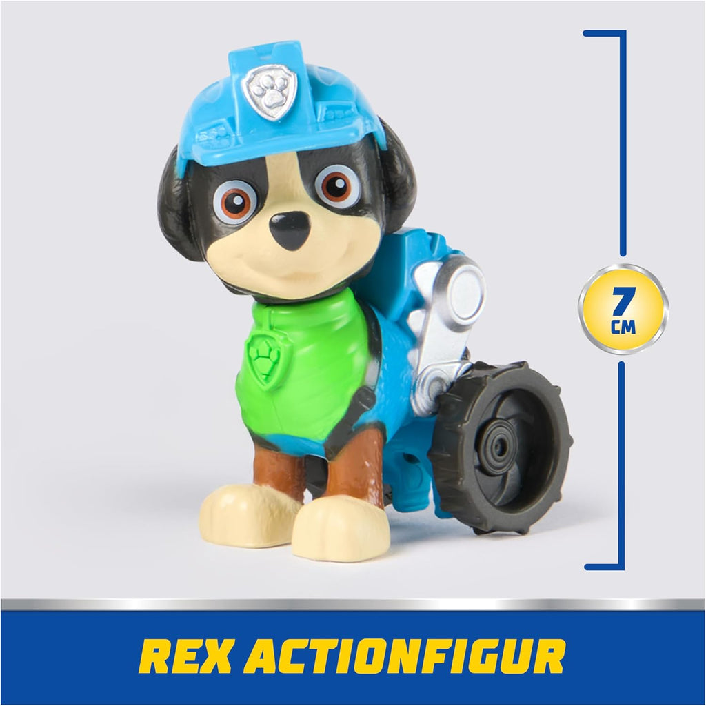 PAW PATROL, Rescue Vehicle with Rex Toy Figure