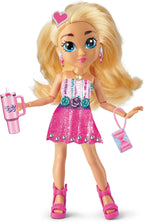 Cra-Z-Art Shimmer 'N Sparkle Magic Fashion Doll Studio with colorful doll and crafting accessories for creative fashion design.