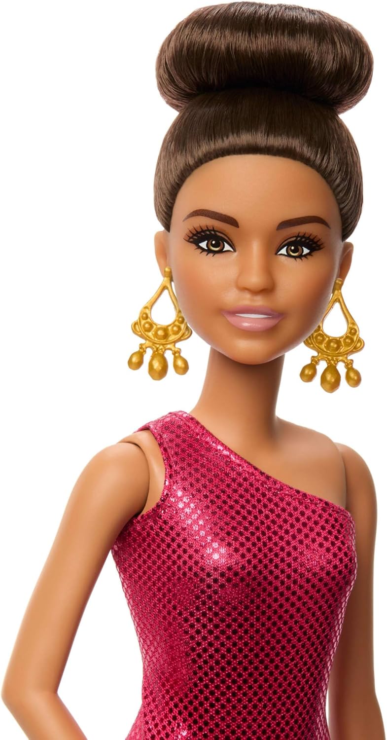 Barbie Ballroom Dancer Fashion Doll with Red Ruffle Dress