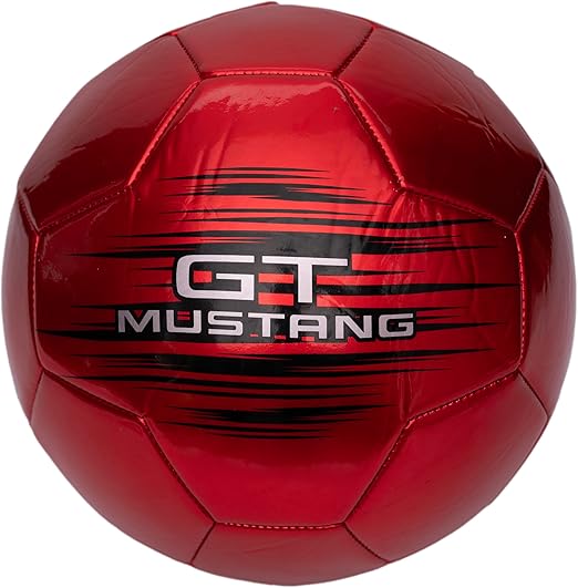 Ford Mustang metallic red car with sleek design and shiny finish, showcasing the iconic muscle car style.