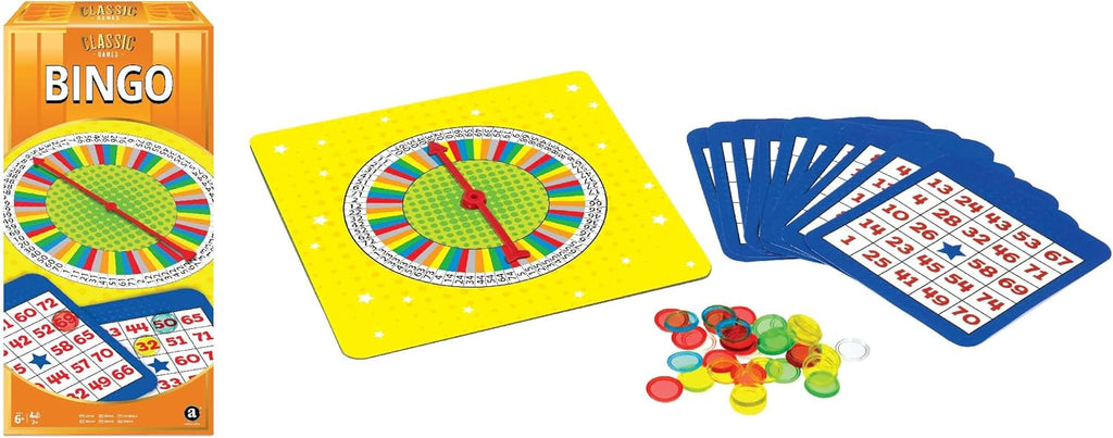 Playzokids Merchant Ambasodor Classic Bingo game with numbered bingo cards and tokens for fun family or classroom play
