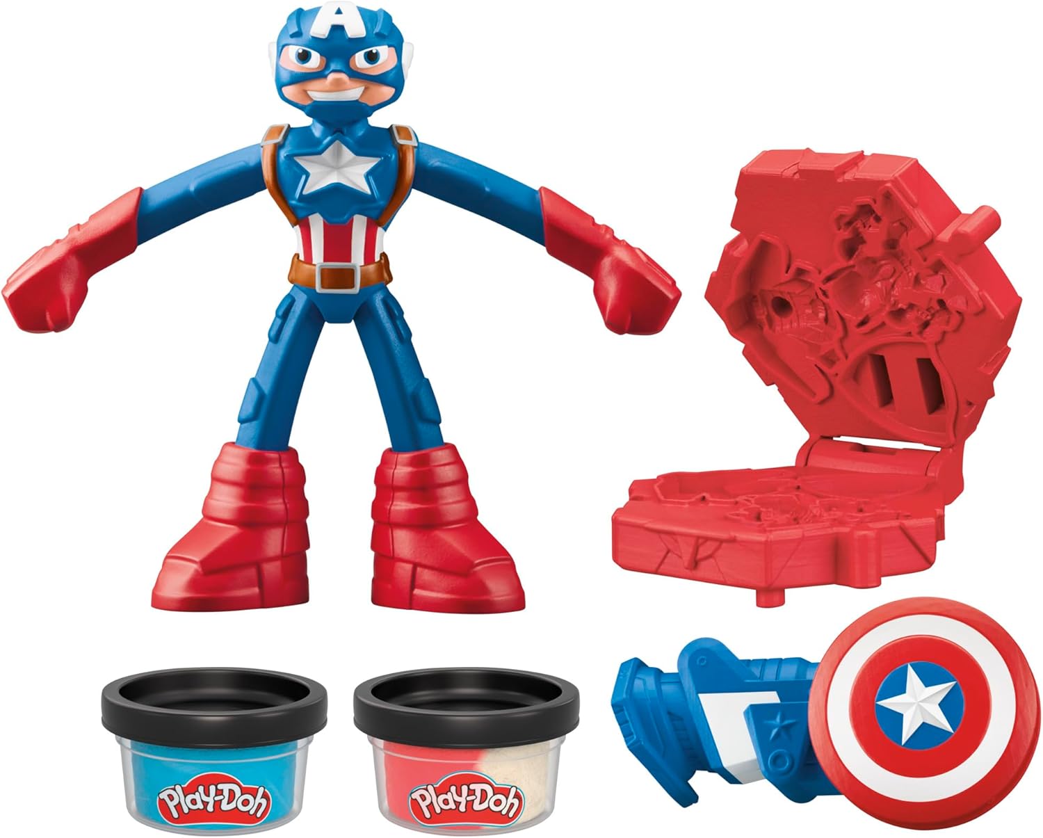 Play-Doh Marvel Captain America Stamping Shield Secondary image