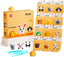Set of 12 colorful Playzokids Air Dry Clay Pet Paradise modeling clay for kids, safe and non-toxic for creative craft projects.
