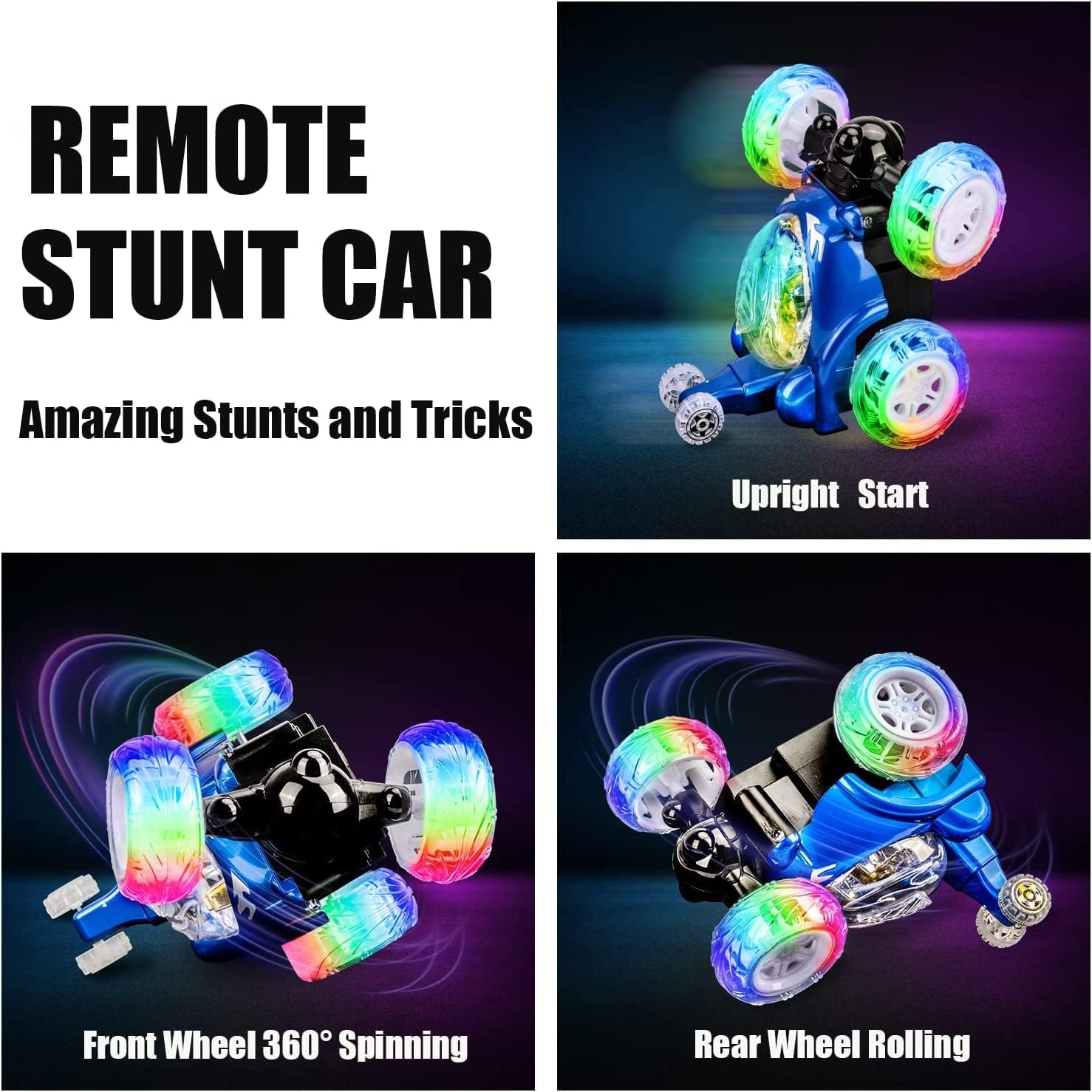 Remote Control Double Sided 360 degree Waterproof Stunt Car