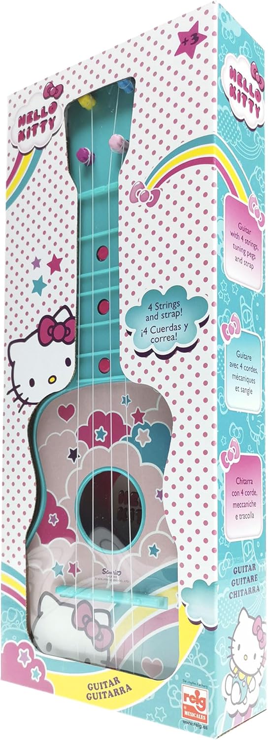 HELLO KITTY 4-STRING GUITAR