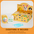 Playzokids Pet Paradise air dry clay set with 12 colorful modeling clay pieces for kids, safe and non-toxic for creative fun.