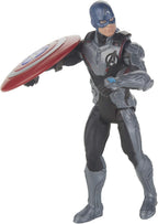Avengers Marvel Endgame Captain America 6-inch action figure by Hasbro, featuring detailed team suit and shield.