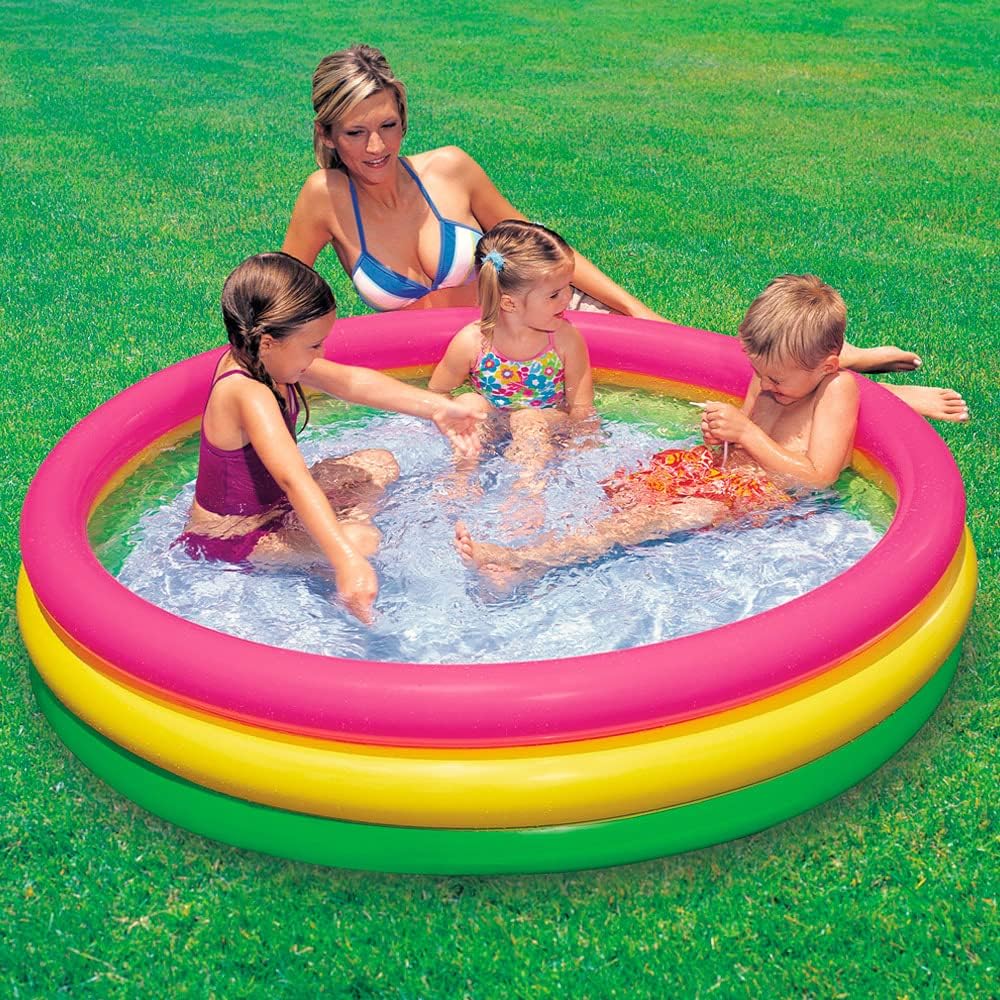 Intex John Adams Leisure 45 inch Sunset Glow Pool, Multicolore, 57412, Secondary image