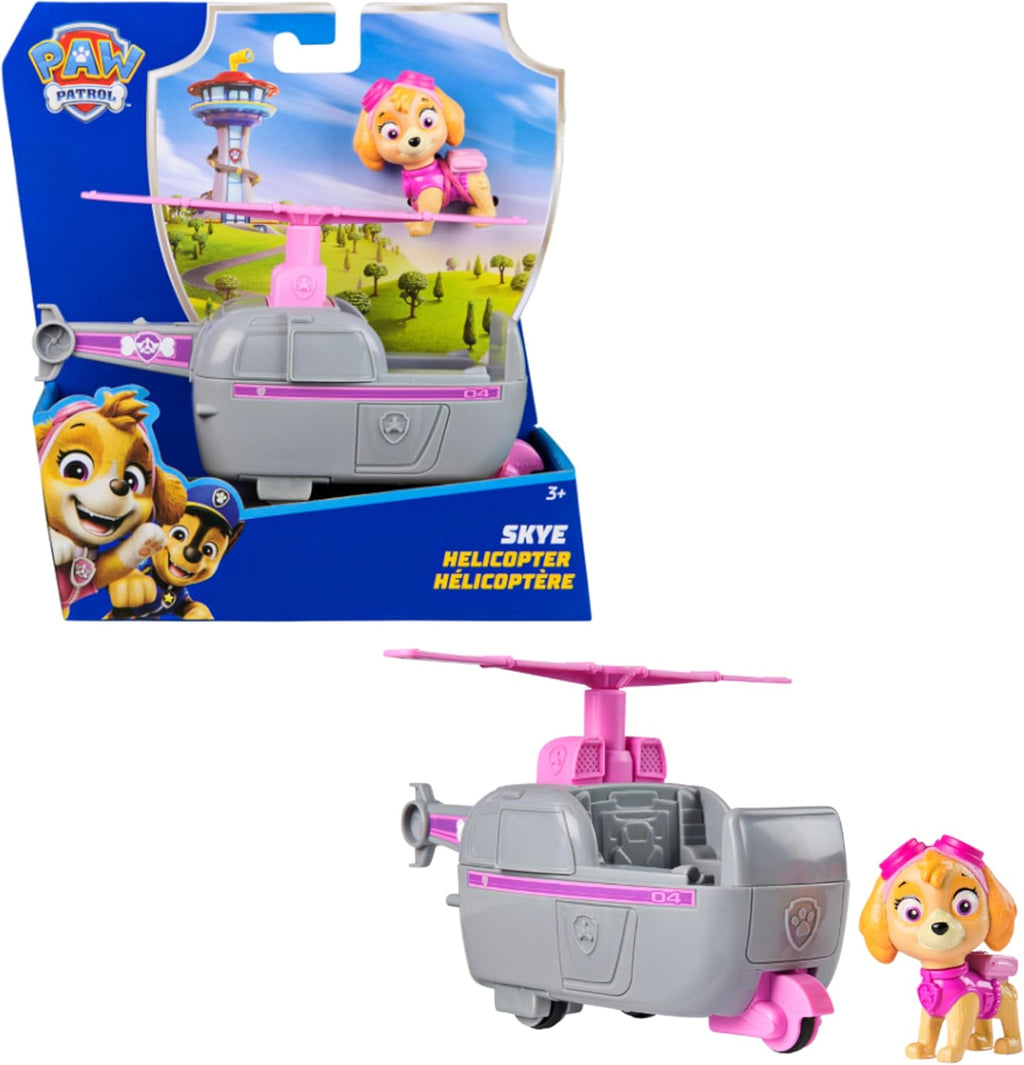 PAW Patrol, Skye’s Helicopter, Toy Vehicle with Collectible Action Figure