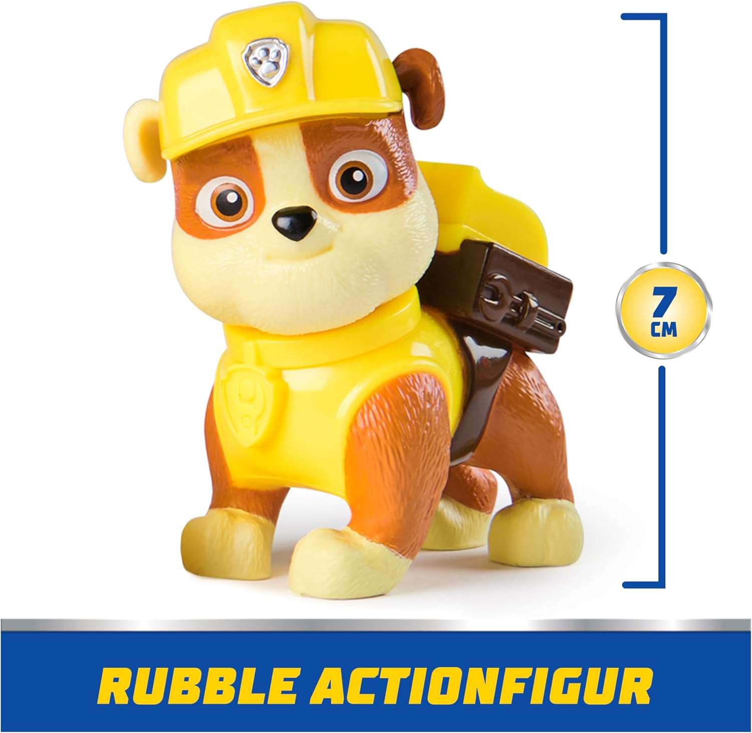 Paw Patrol, Rubble Bulldozer, Vehicle and Figure Rubble