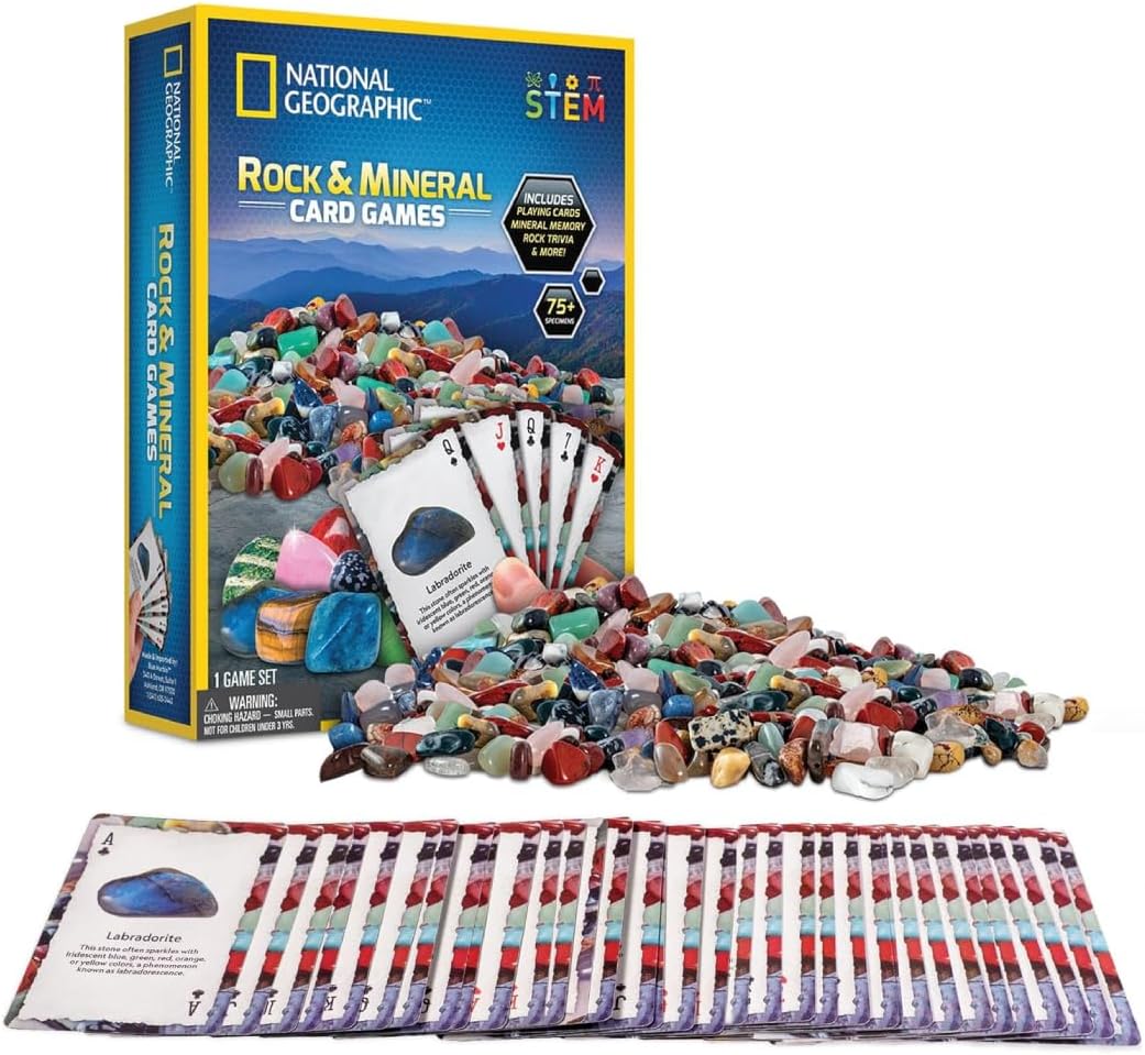 National Geographic Rock And Mineral Card Games, Multi Color Secondary image
