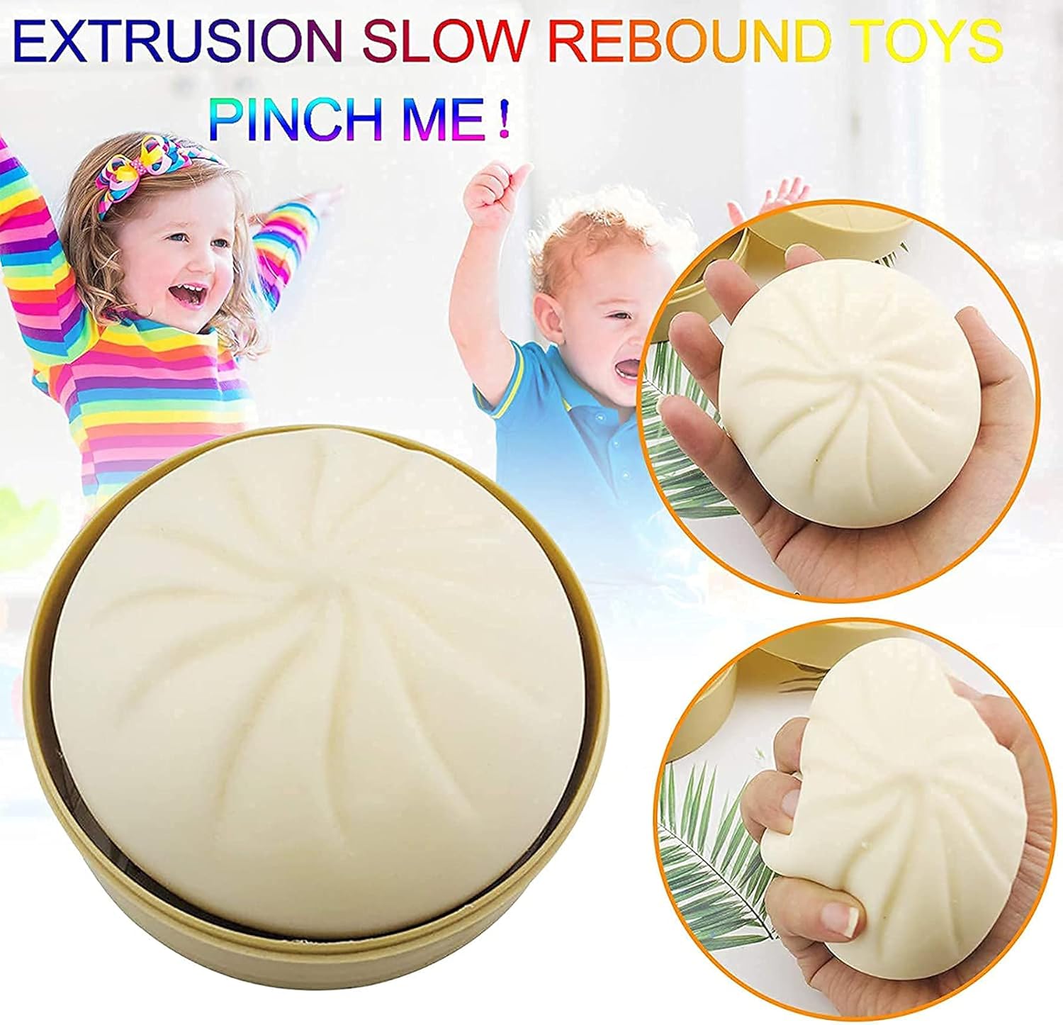 Dumpling Squishy Stress Ball Fidget Toy