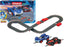 Carrera Sonic the Hedgehog race track with colorful track pieces and Sonic figure for racing play.
