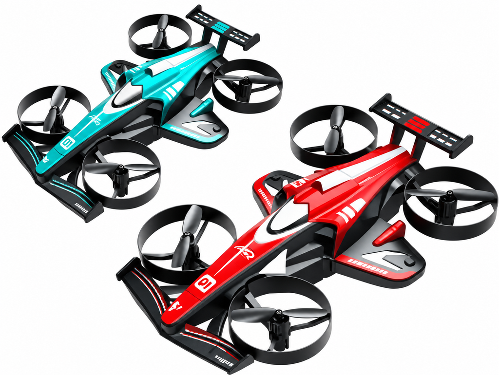 RC Flying Race Car Drone – 2-in-1 Air & Ground Stunt Vehicle