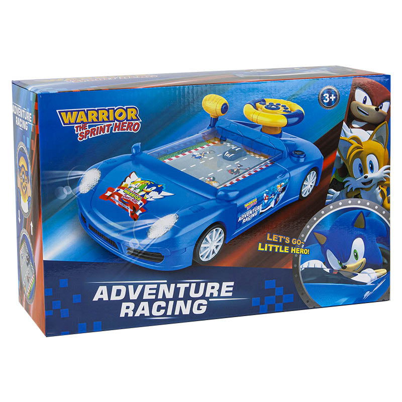 Sonic Car Racing Adventure Toy with Steering Wheel