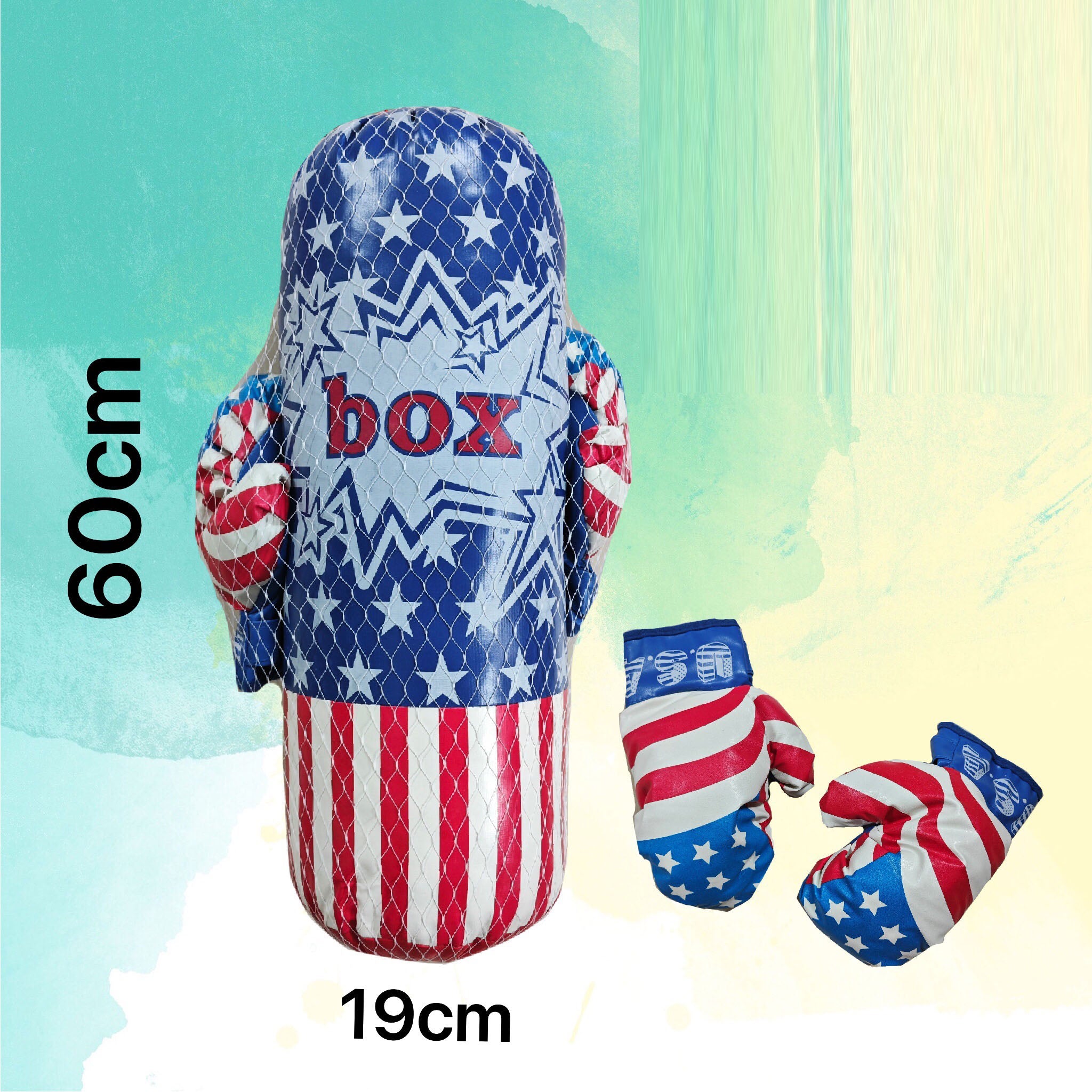 Boxing Punching Bag + Gloves